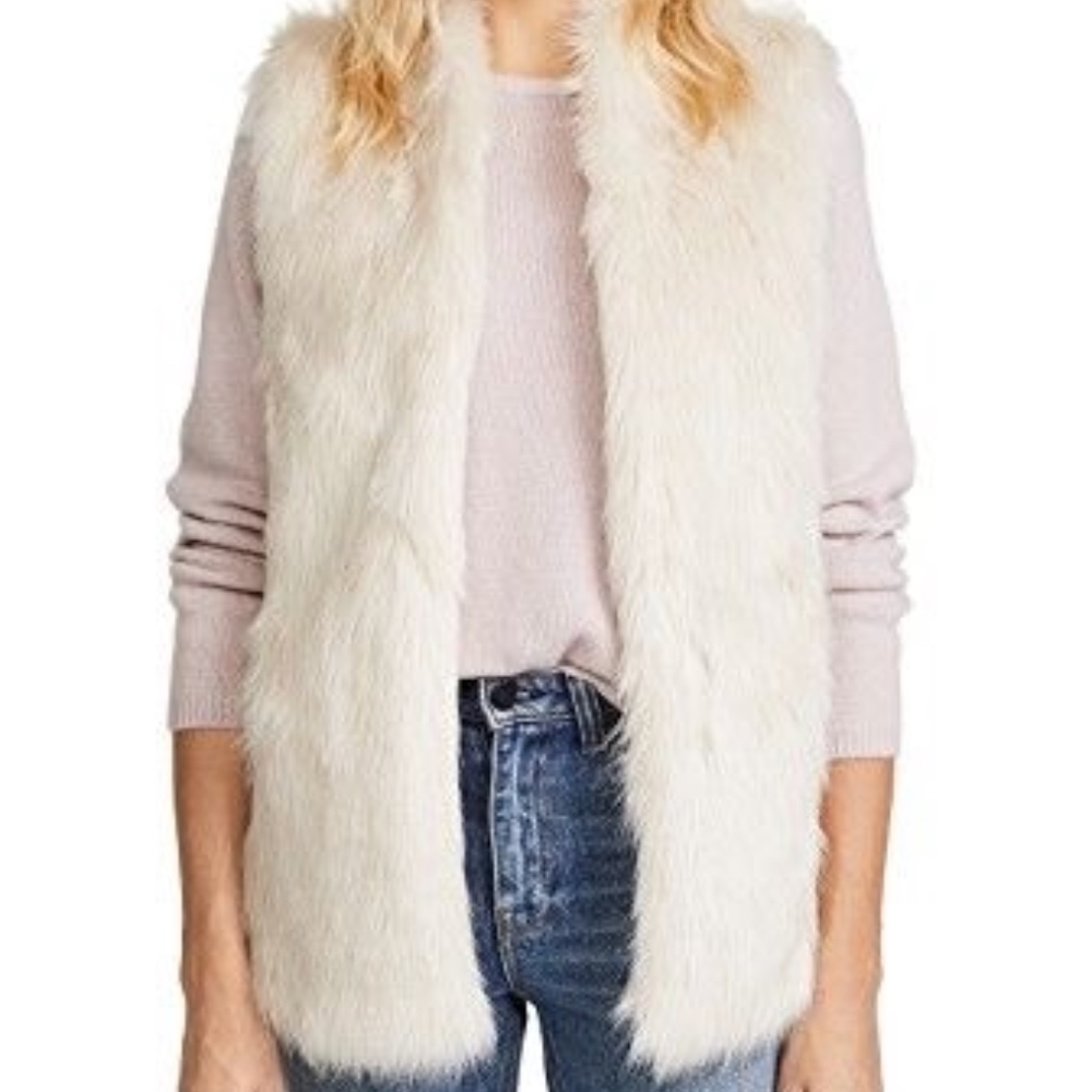 Club Monaco Faux Fur Vest